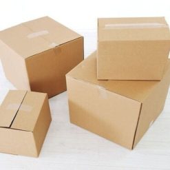 Hộp carton 10x10x10cm nắp đối 3 lớp ảnh 2