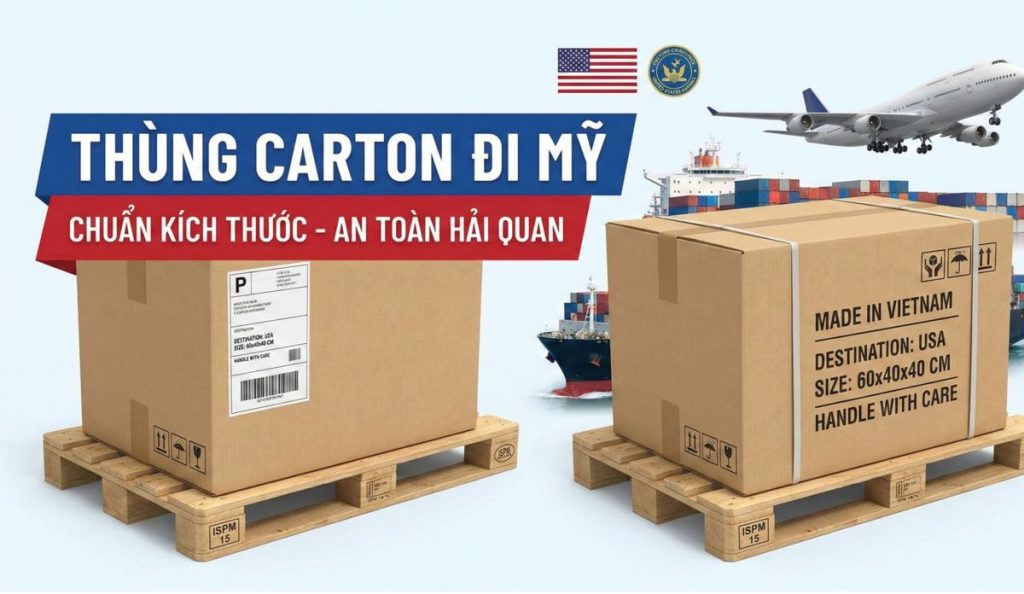 Thùng carton đi Mỹ