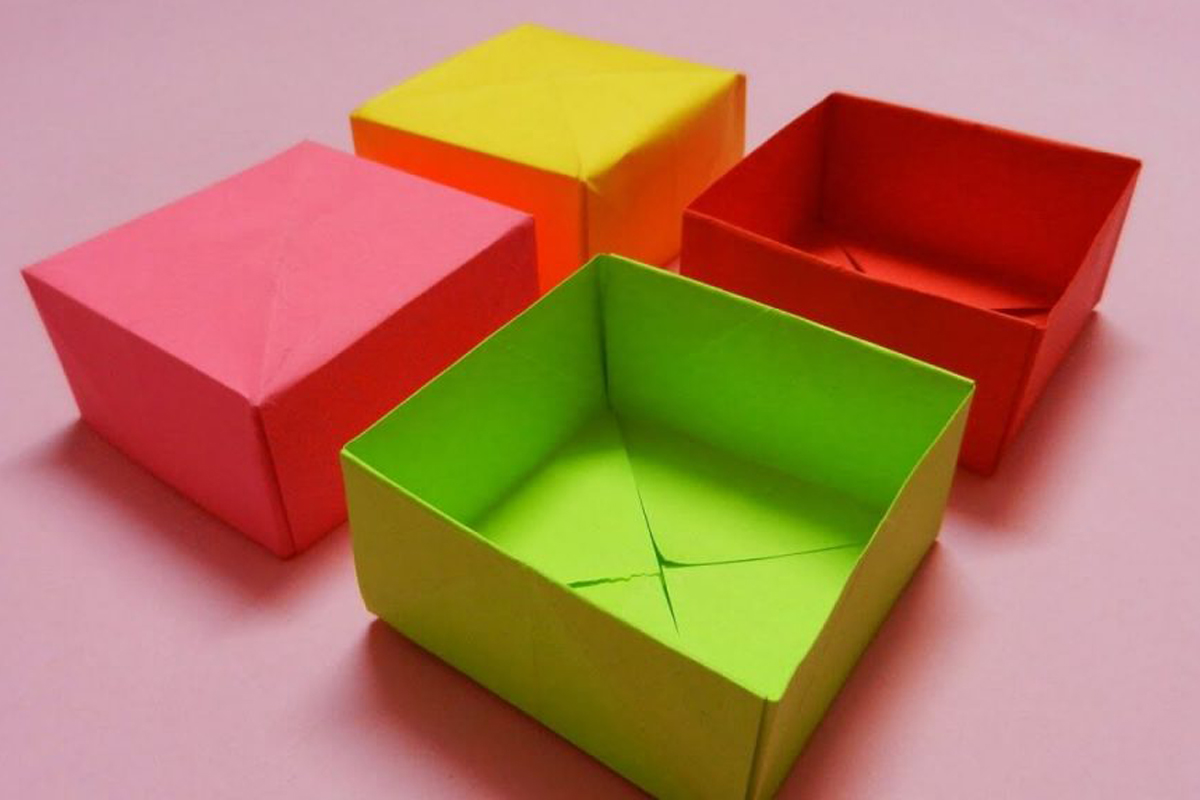 Cách gấp hộp giấy đơn giản, dễ hiểu tại nhà
