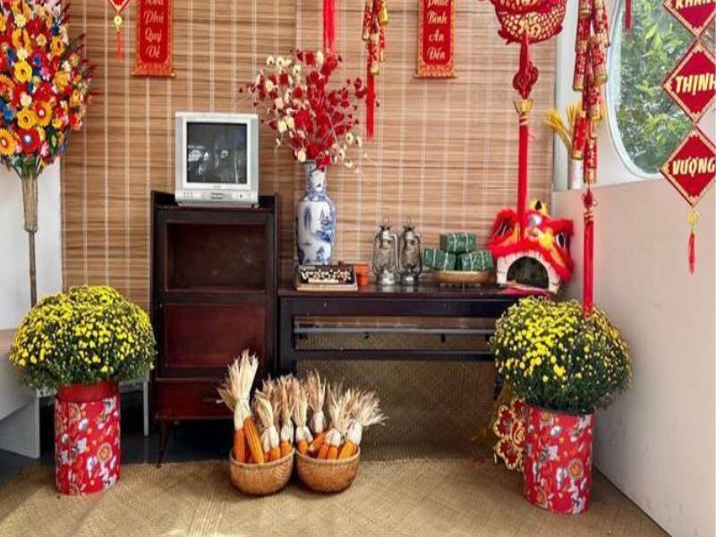 Ý tưởng trang trí Tết cho văn phòng công ty ấn tượng nhất năm 2024