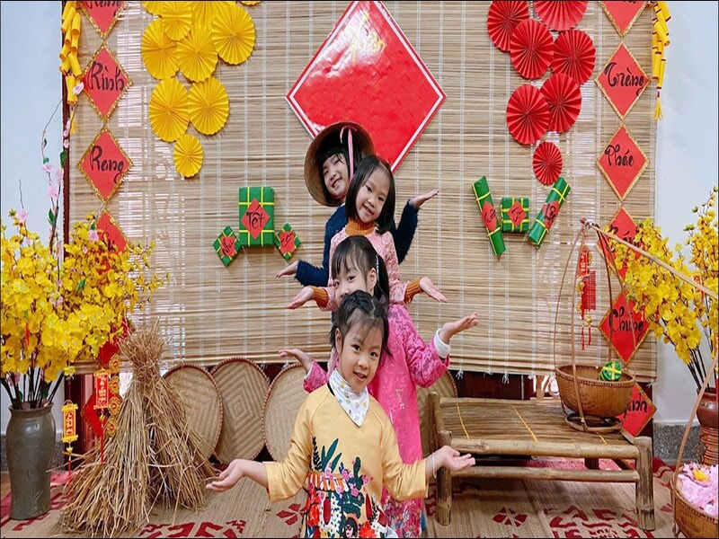 Lý do nên trang trí góc Tết trường mầm non