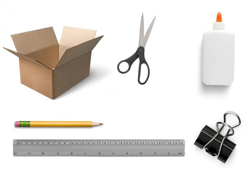 Hướng Dẫn Chi Tiết Cách Làm Kệ Giày Bằng Thùng Carton Siêu Đơn Giản Tại Nhà 8 Dụng cụ cần chuẩn bị để làm kệ giày bằng thùng carton