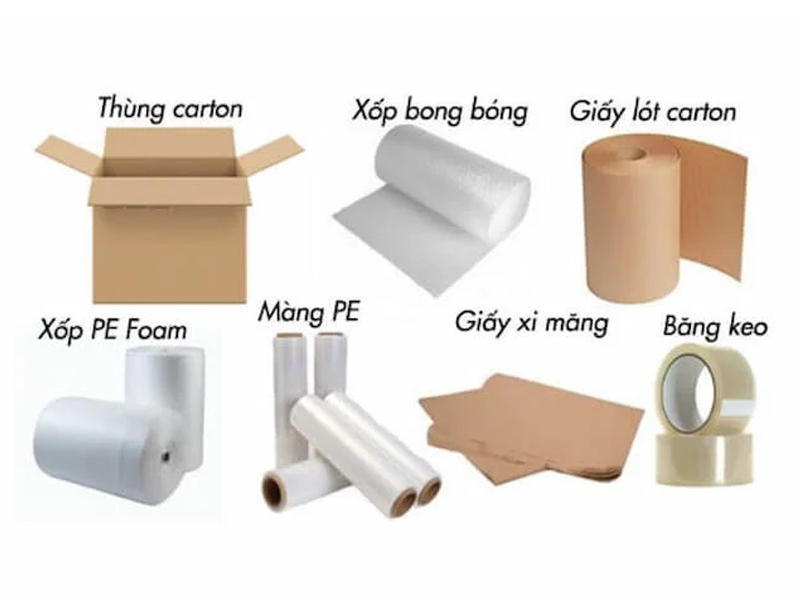 Tổng hợp các vật liệu đóng gói hàng hóa an toàn và tối ưu 8 Có rất nhiều vật liệu đóng gói hàng hóa