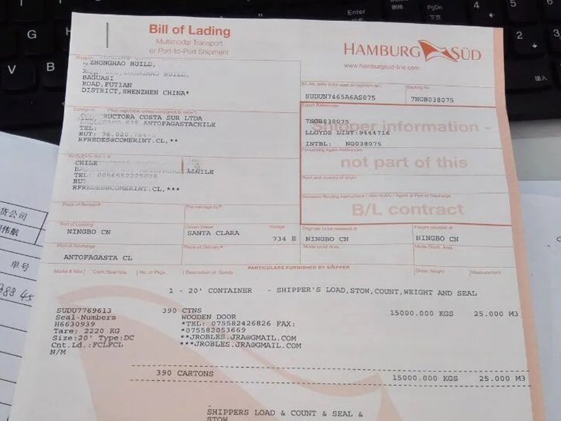 Vận đơn đường biển (Bill of Lading - B/L)